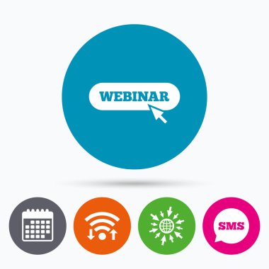 Webinar imleç işaretçi işareti ile