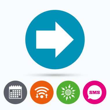 ok işareti simgesi.