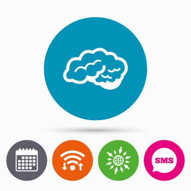 Beyin simgesi simgesi.