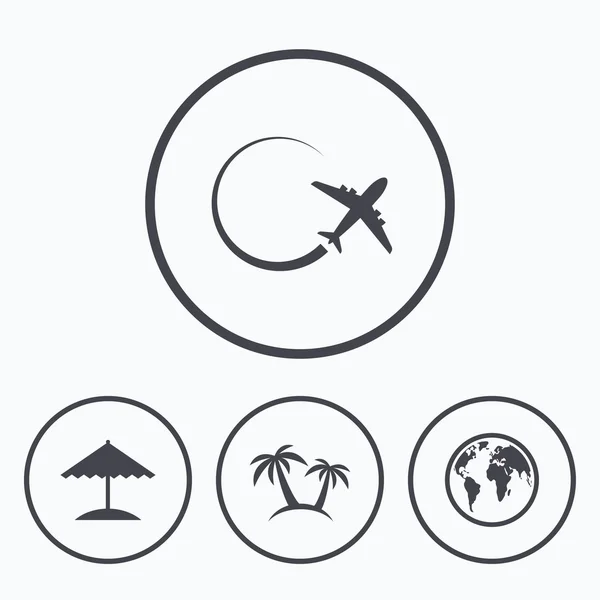 Travel trip icon. — Stock Vector
