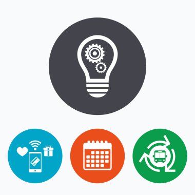 ışık lamba işareti simgesi. 