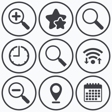 Büyüteç cam kutsal kişilerin resmi. 