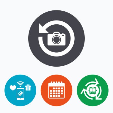 açık fotoğraf kamera işareti simgesi. simge değiştirme.