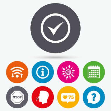 bilgi simgeleri. Dur yasağı sembolü.