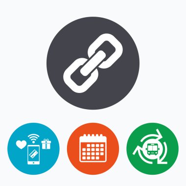 Link işareti simgesi. 