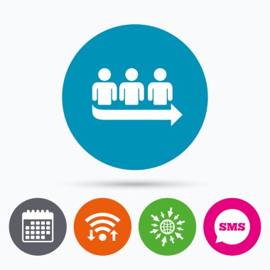 Sıra işareti simgesi. 