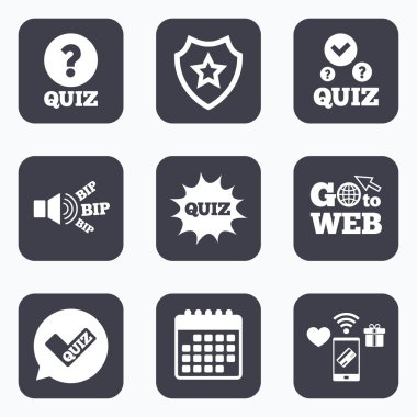 Simgeler quiz. Konuşma balonu  