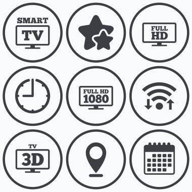 Akıllı Tv modu simgesi.  