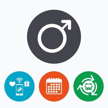 erkek işareti simgesi.  