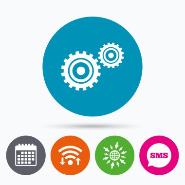 COG ayarları işareti simgesi.  