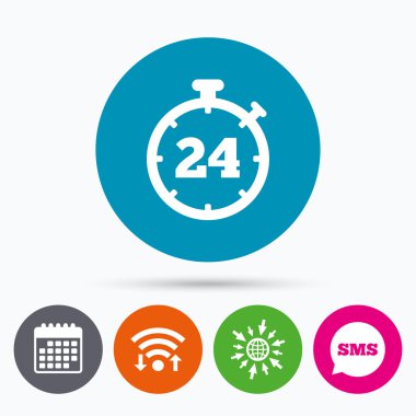 24 saat Zamanlayıcı işareti 