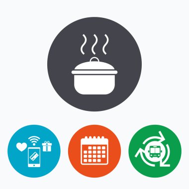 Pişirme Pan işareti simgesi. 