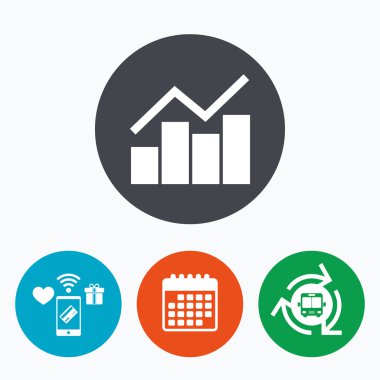 grafik grafik işareti simgesi. Diyagram simgesi.