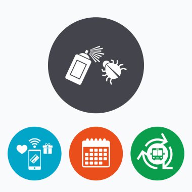 böcek dezenfeksiyon işareti simgesi. Fümigasyon sembolü.