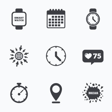 Akıllı saat. Mekanik saat zaman  