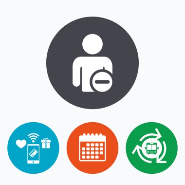 Kullanıcı işareti simgesini silmek.  