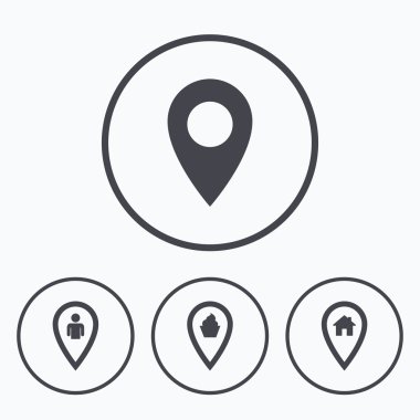 İşaretçiyi simgeler eşleme.  