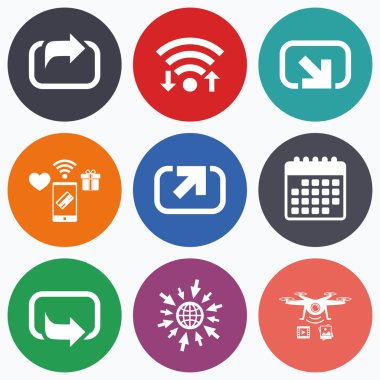 Eylem simgeler. Sembolleri paylaşın.