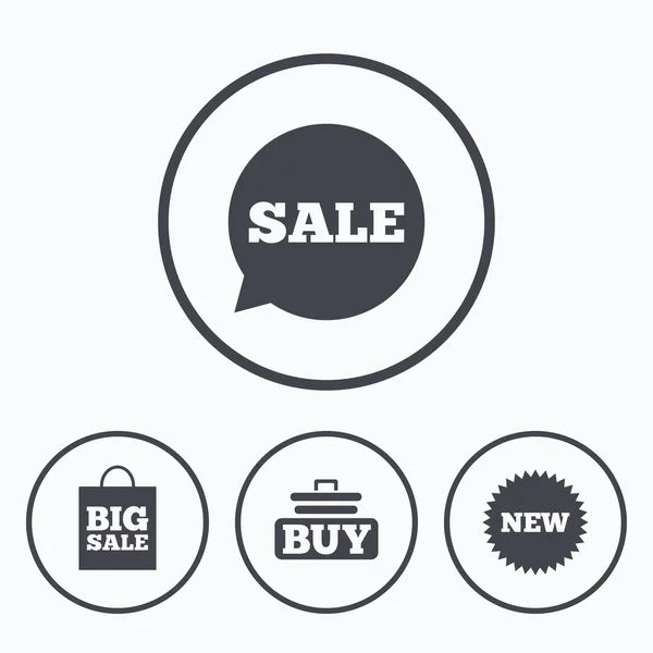 Sale speech bubble icon — Stock Vector
