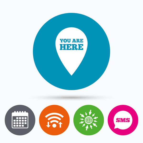 Вы находитесь здесь значок
.  