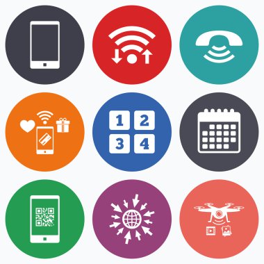 Telefon simgeleri. Çağrı Merkezi desteği  