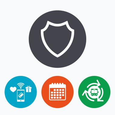 kalkan işareti simgesi 