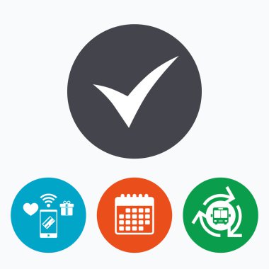 işareti simgesini denetleyin. Evet sembolü.