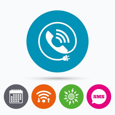 telefon işareti simgesi. çağrı destek sembolü.