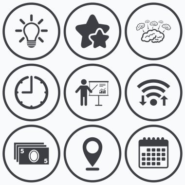 Sunu billboard, beyin fırtınası. Nakit para.