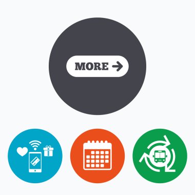 Daha fazla ok işareti simgesiyle 