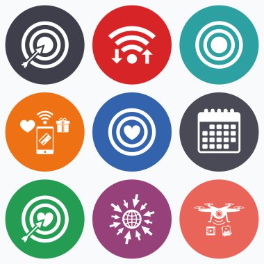 Hedef amaç simgeler.  