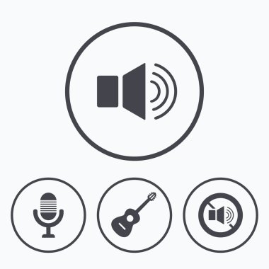 müzikal öğeleri simgeler