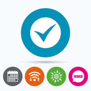 işareti simgesini denetleyin. Evet sembolü.