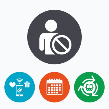 Kara liste işareti simgesi. 