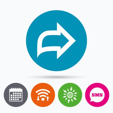 ok işareti simgesi. İleri düğmesi.  