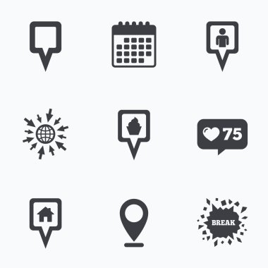 İşaretçiyi simgeler eşleme.  