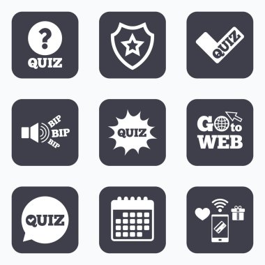 Simgeler quiz. Konuşma balonu  