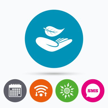 Doğa sigorta işareti.  