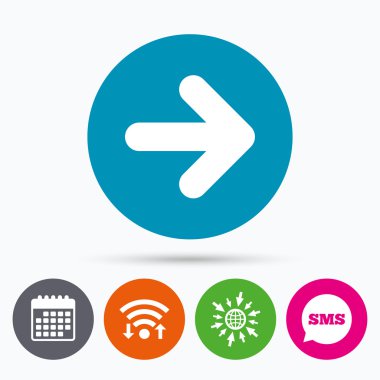 ok işareti simgesi. İleri düğmesi.  