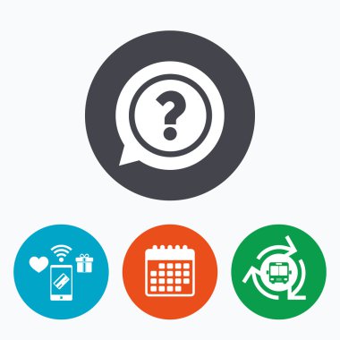 Soru işareti simgesi simgesi.  