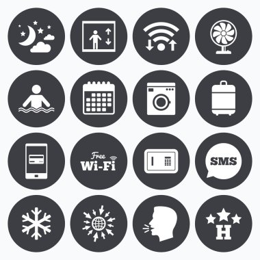 Otel, Oda Servisi simgeler 