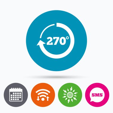 Açı 270 derece işareti 