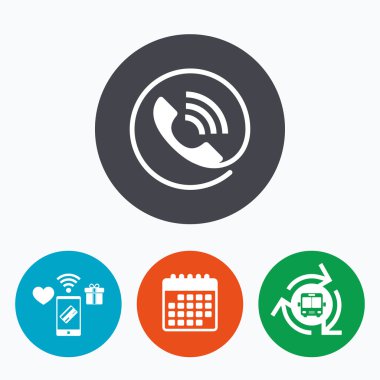 telefon işareti simgesi. çağrı destek sembolü.