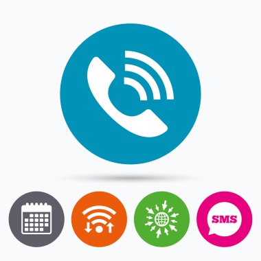 telefon işareti simgesi. simge desteği.