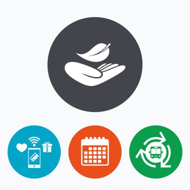 Doğa sigorta işareti.  