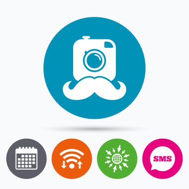 Yenilikçi fotoğraf kamera işareti  