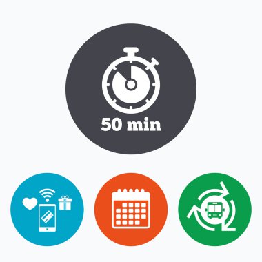 Zamanlayıcı işareti simgesi.  