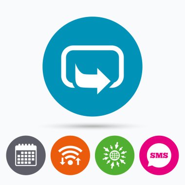 eylem işareti simgesi. sembol payı.