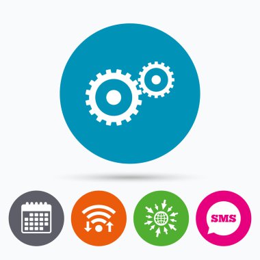 COG ayarları işareti simgesi.  