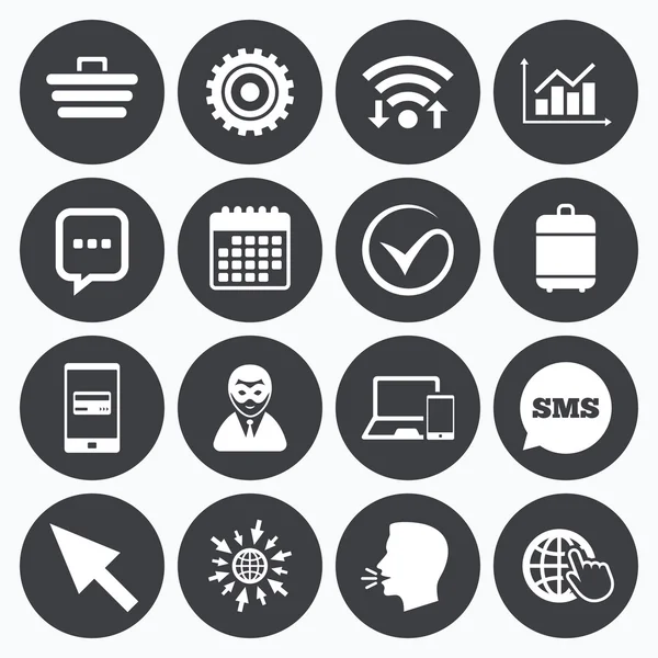 Internet, seo simgeler. 